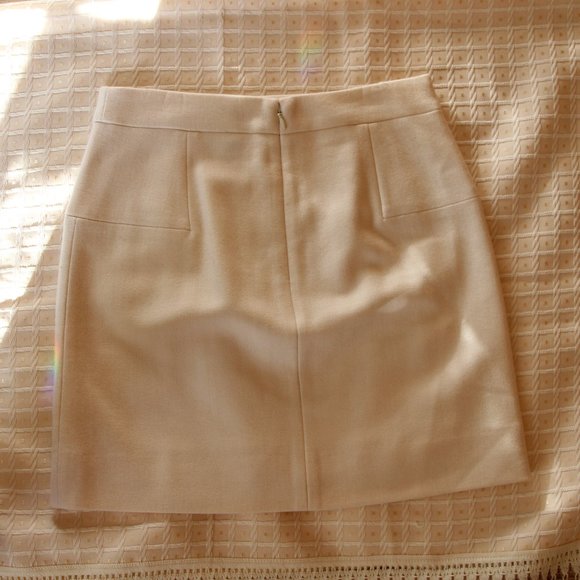 J. Crew Off White Wool Skirt | 0 - Picture 4 of 13
